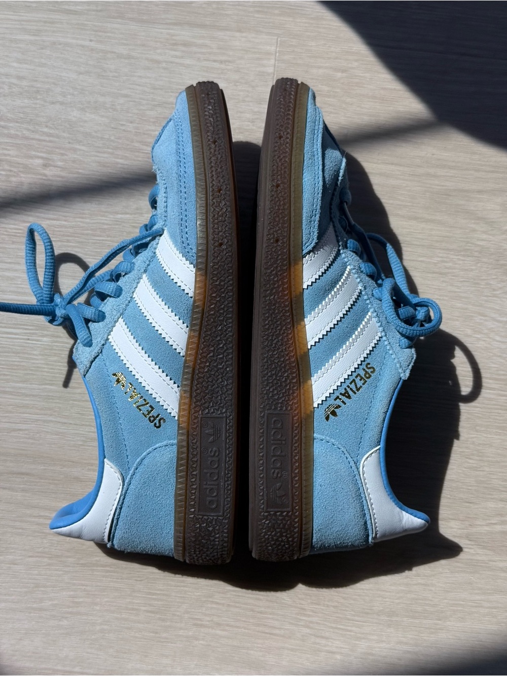 adidas Originals Handball Spezial - Light Clear Blue Gum (US Men 4 / Women 5.5)